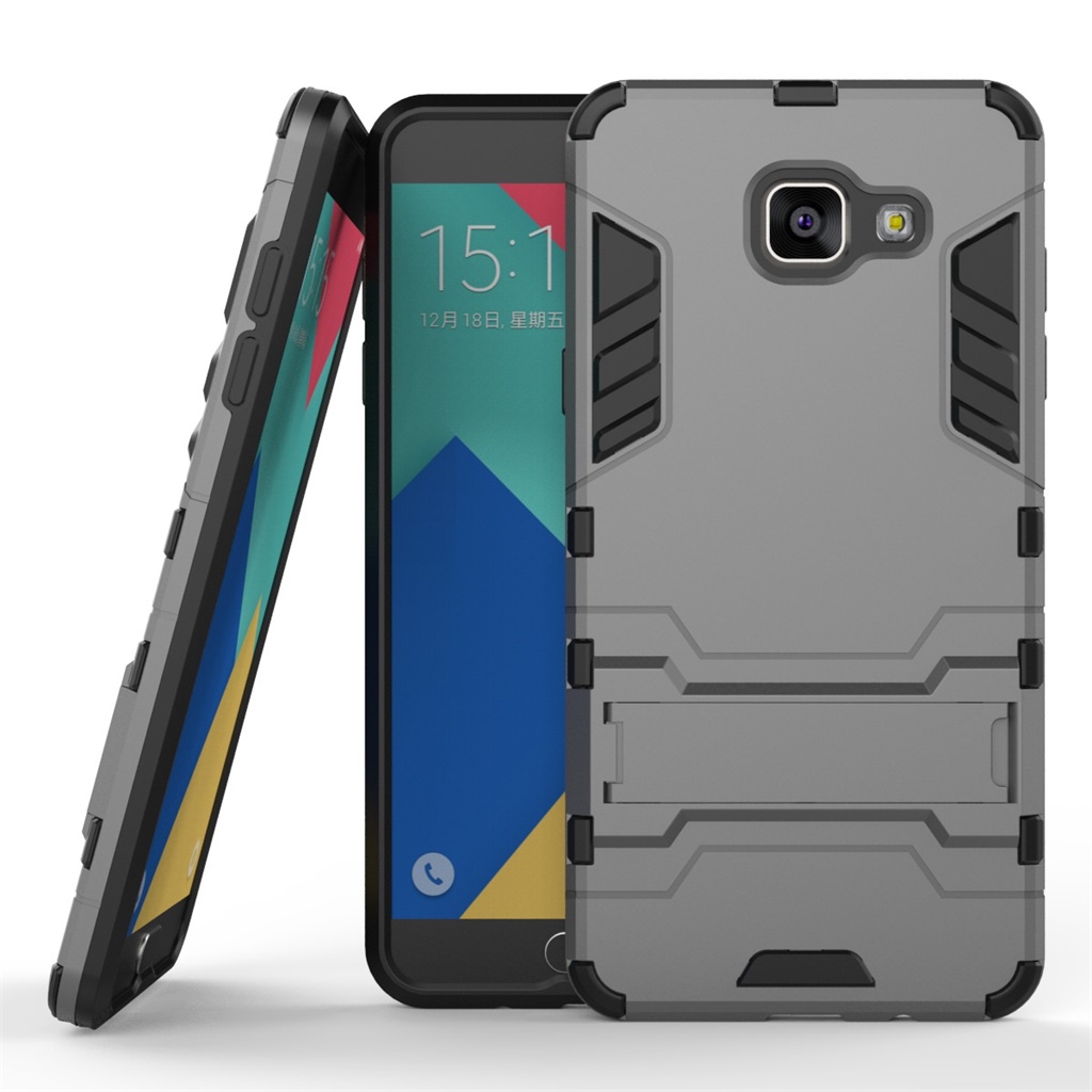 Case Samsung Galaxy A5 2016 #เคสไฮบริดแบบ solid PC + TPU Kickstand สวยงามราคาถูก