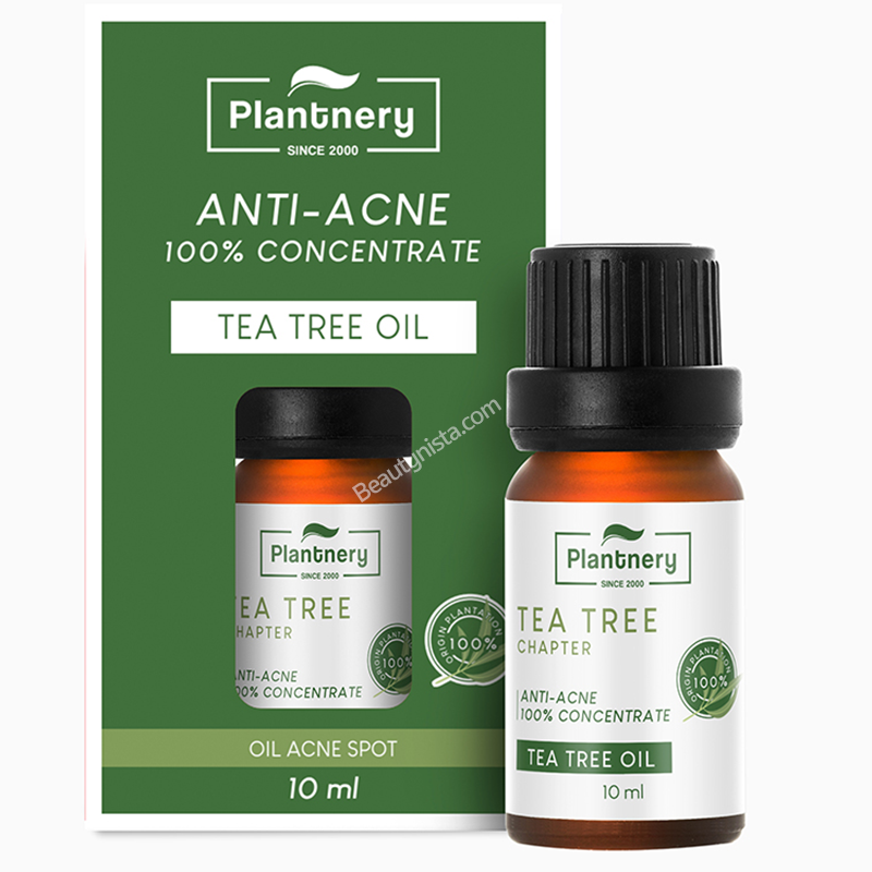 Plantnery Tea Tree Oil Acne Spot Concentrate 10ml. แพลนท์เนอรี่ น้ำมันที ทรี เข้มข้น แต้มสิว ช่วยลดโอกาสในการเกิดสิว