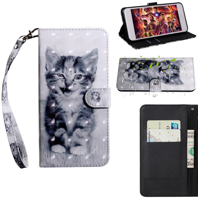 Case Samsung Galaxy A21s#เคสฝาพับแบบกระเป๋าสตางค์ Pattern Printing Wallet Stand