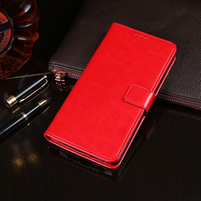 เคส Redmi note 10 Pro #เคสฝาพับแบบกระเป๋าสตางค์หนัง PU ผิวหนังม้า Crazy Horse