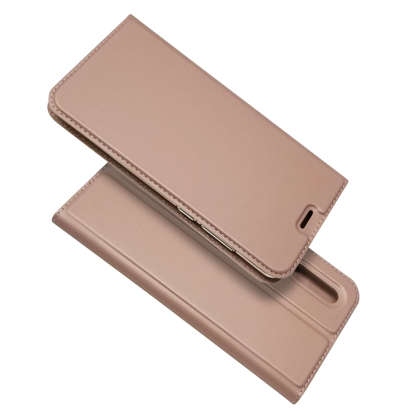 Case Huawei Y7 Pro (2019) #เคสฝาพับหนัง PU Magnetic Adsorption Stand Leather Card Holder