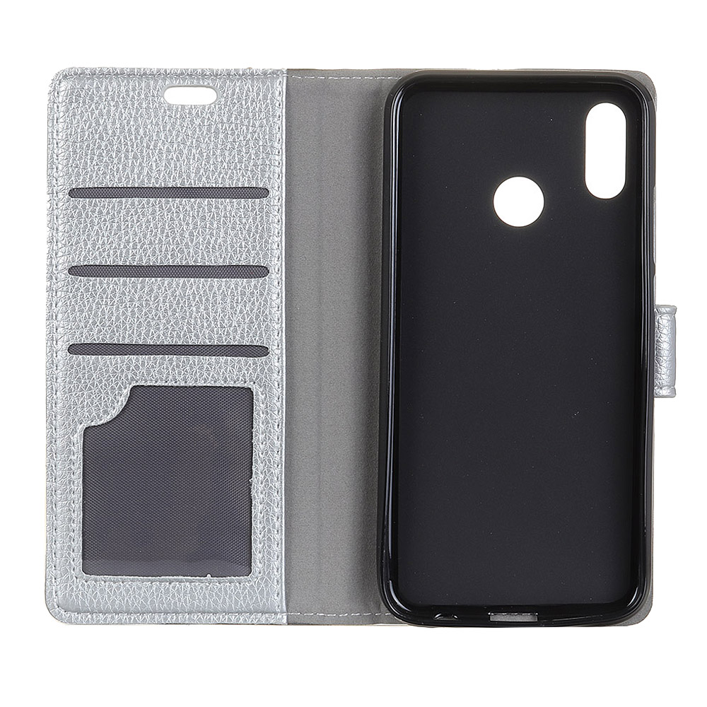 Case Huawei nova 3i #เคสฝาพับแบบกระเป๋าสตางค์หนัง PU ผิวลิ้นจี่ Litchi Grain Wallet