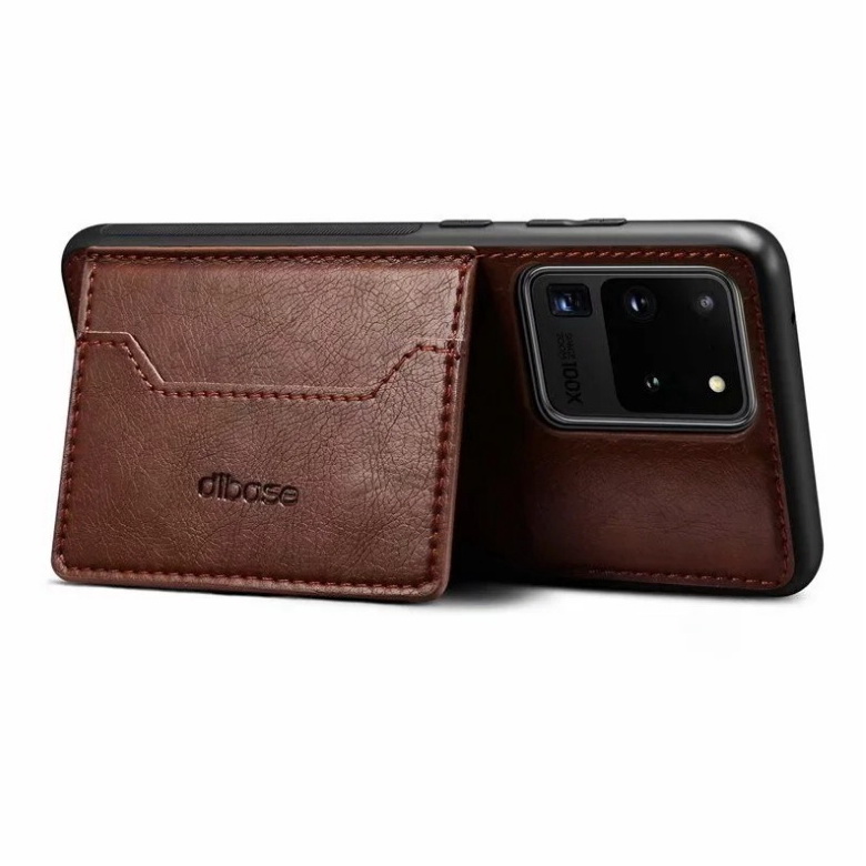 เคส Samsung Galaxy S20 Ultra / S20 Ultra 5G #เคสฝาหลัง TPU เคลือบหนัง PU Crazy Horse Leather Coated PC + TPU Hybrid