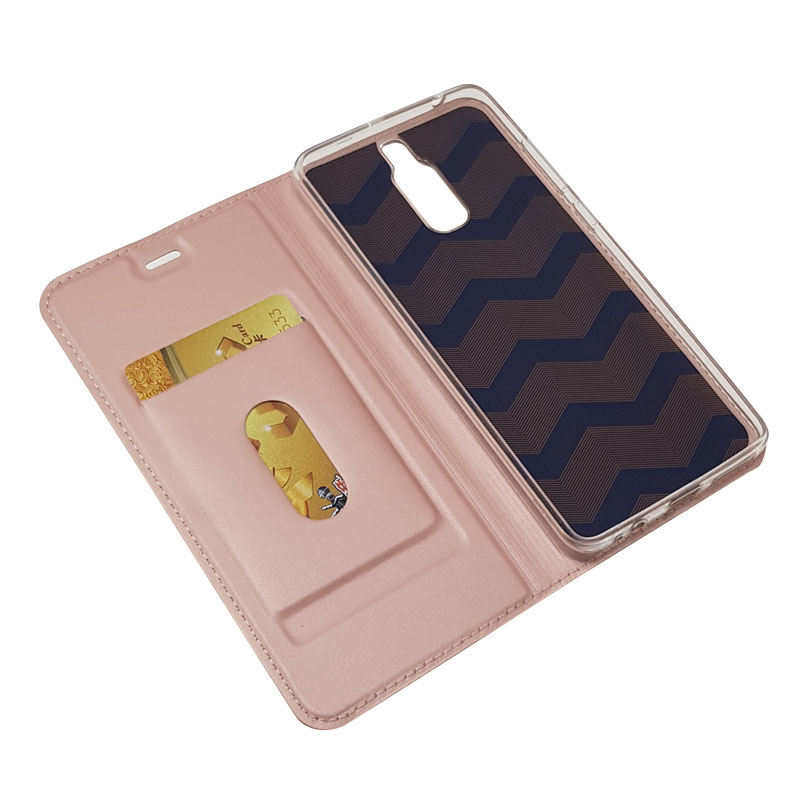 Case Huawei Mate 9 Pro #เคสฝาพับหนัง PU Magnetic Adsorption Stand Leather Card Holder