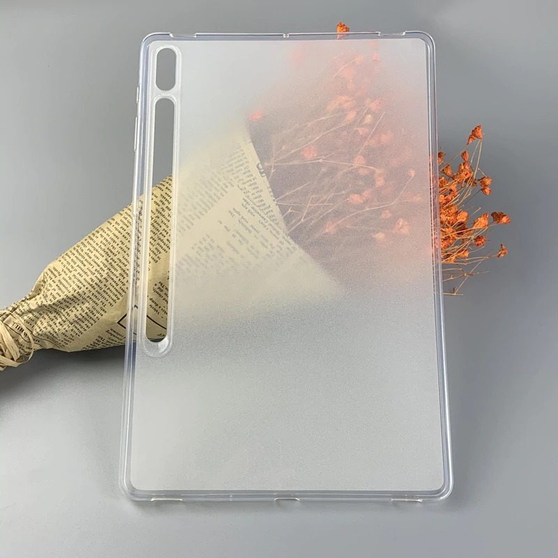 Case Samsung Galaxy Tab S7 Plus 12.4" SM-T970 SM-T975 SM-T976 #เคสฝาหลัง TPU นิ่ม Anti-crack TPU Soft silicone Cover