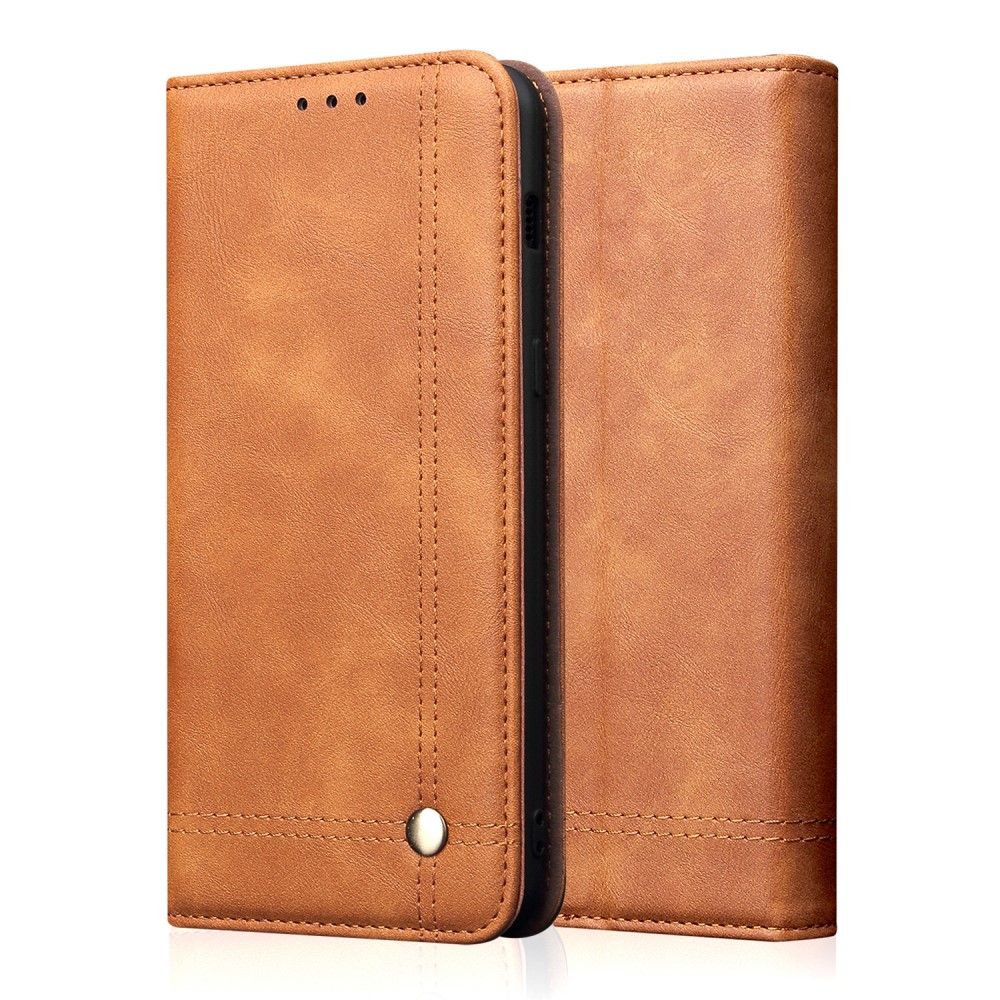 Case OnePlus 7 Pro #เคสฝาพับหนัง PU Crazy Horse Texture Retro Leather Auto-absorbed Wallet คุณภาพดี