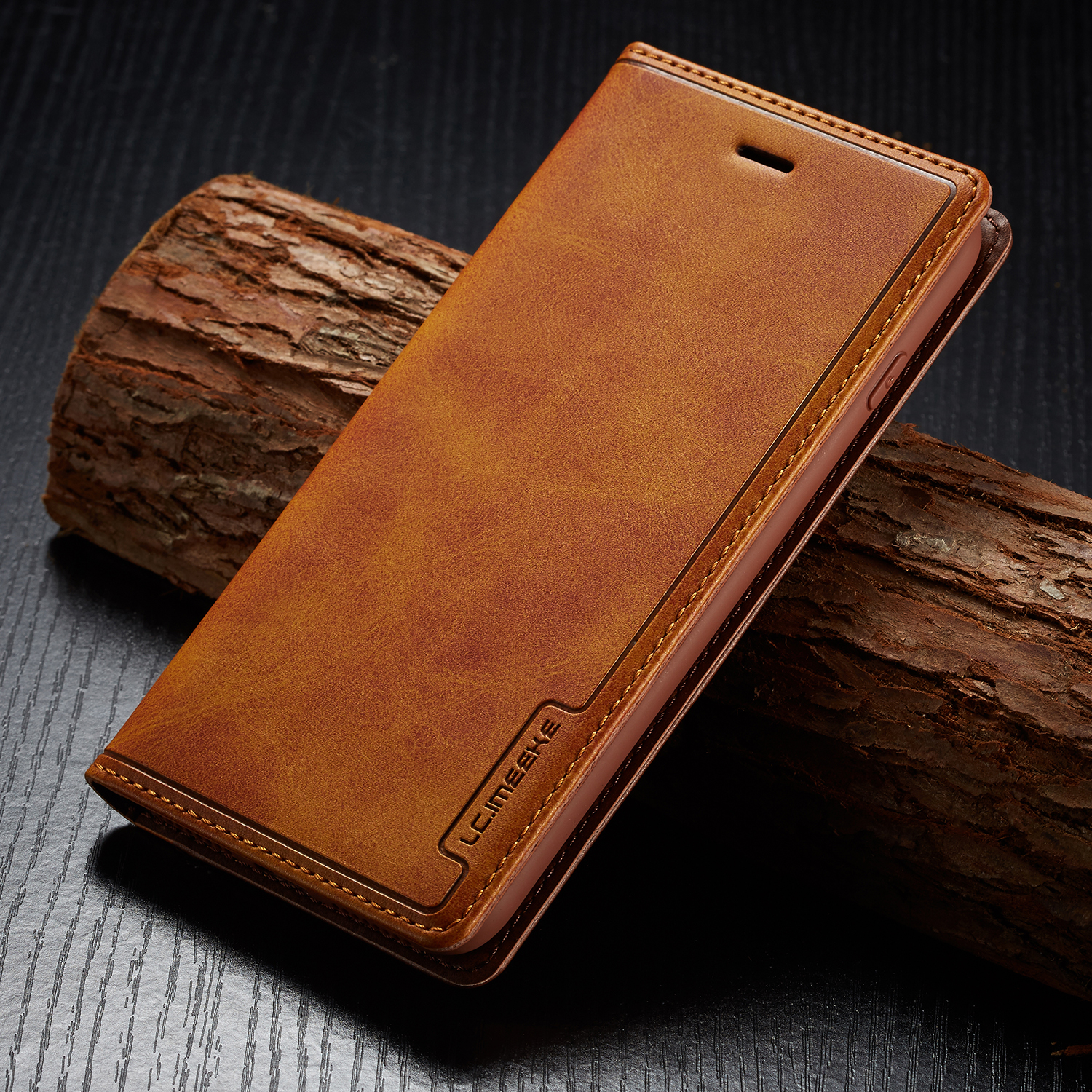 เคส iPhone 12 Pro Max LC.IMEEKE LC เคสฝาพับแบบกระเป๋าสตางค์ หนัง PU, TPU