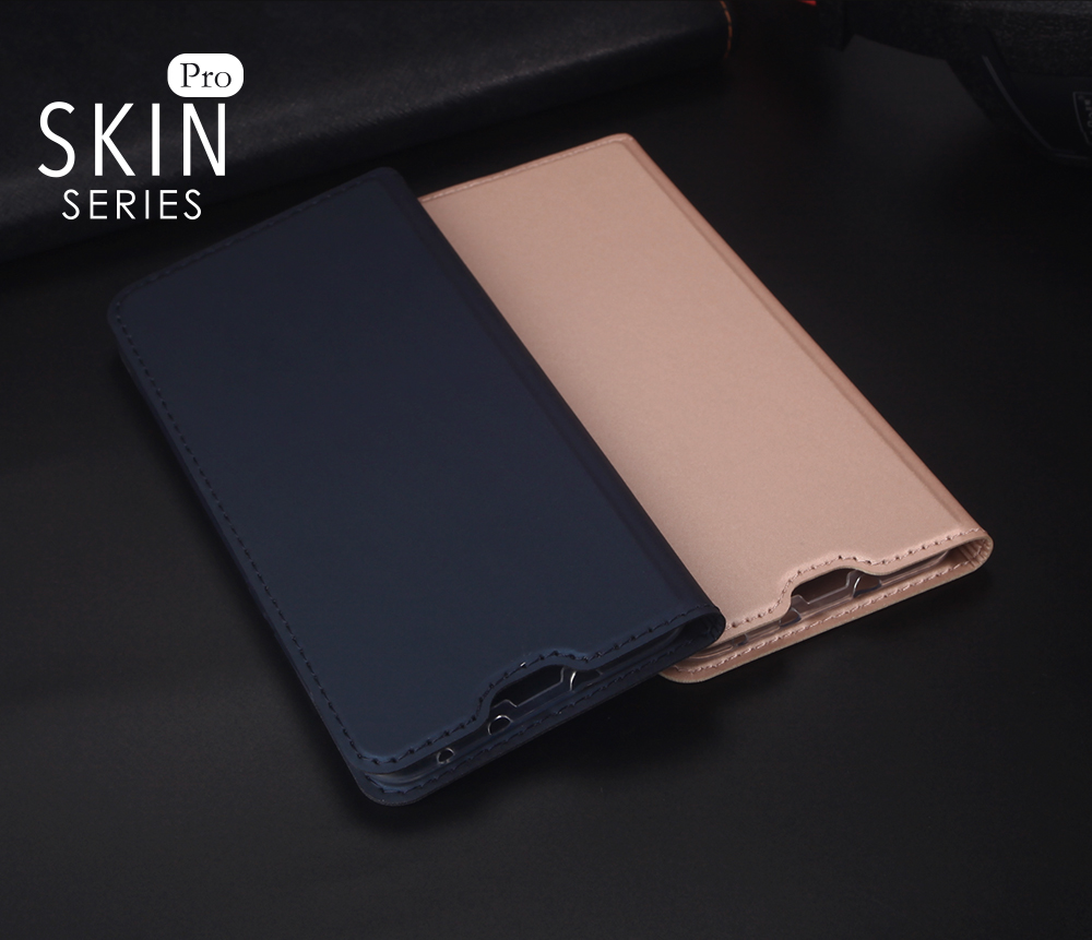 Case Huawei nova 4 #เคสฝาพับหนัง PU DUX DUCIS Skin Pro Series Auto-absorbed PU Leather คุณภาพดี