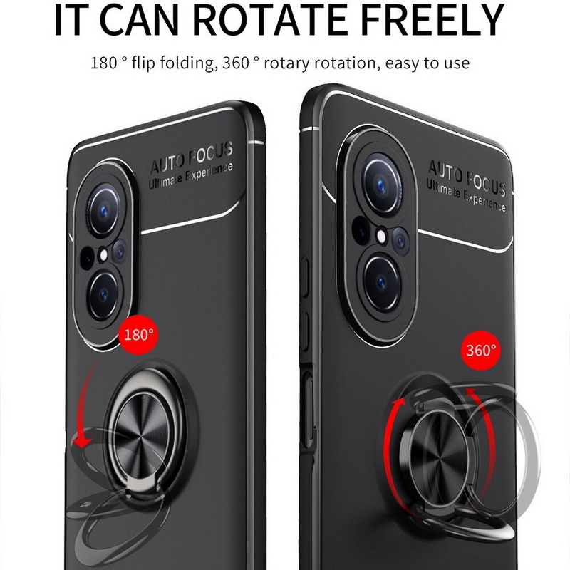 เคส Huawei Nova 9 SE #เคสฝาหลัง TPU นิ่มมีแหวนสวมนิ้ว Finger Ring Kickstand