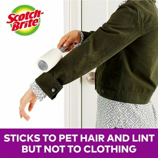 Scotch-Brite® Pet Hair Pickup Extra Sticky Roller ลูกกลิ้ง เหนียวพิเศษ สำหรับขนสัตว์เลี้ยง