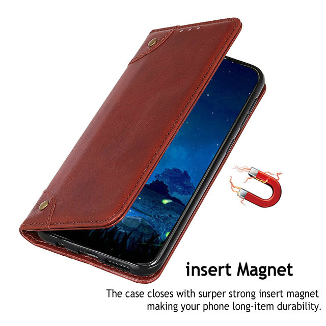 Case Samsung Galaxy A11 #เคสฝาพับหนังแยกผิวหนังม้าดูดซับอัตโนมัติ Crazy Horse Auto-absorbed Split Leather Wallet