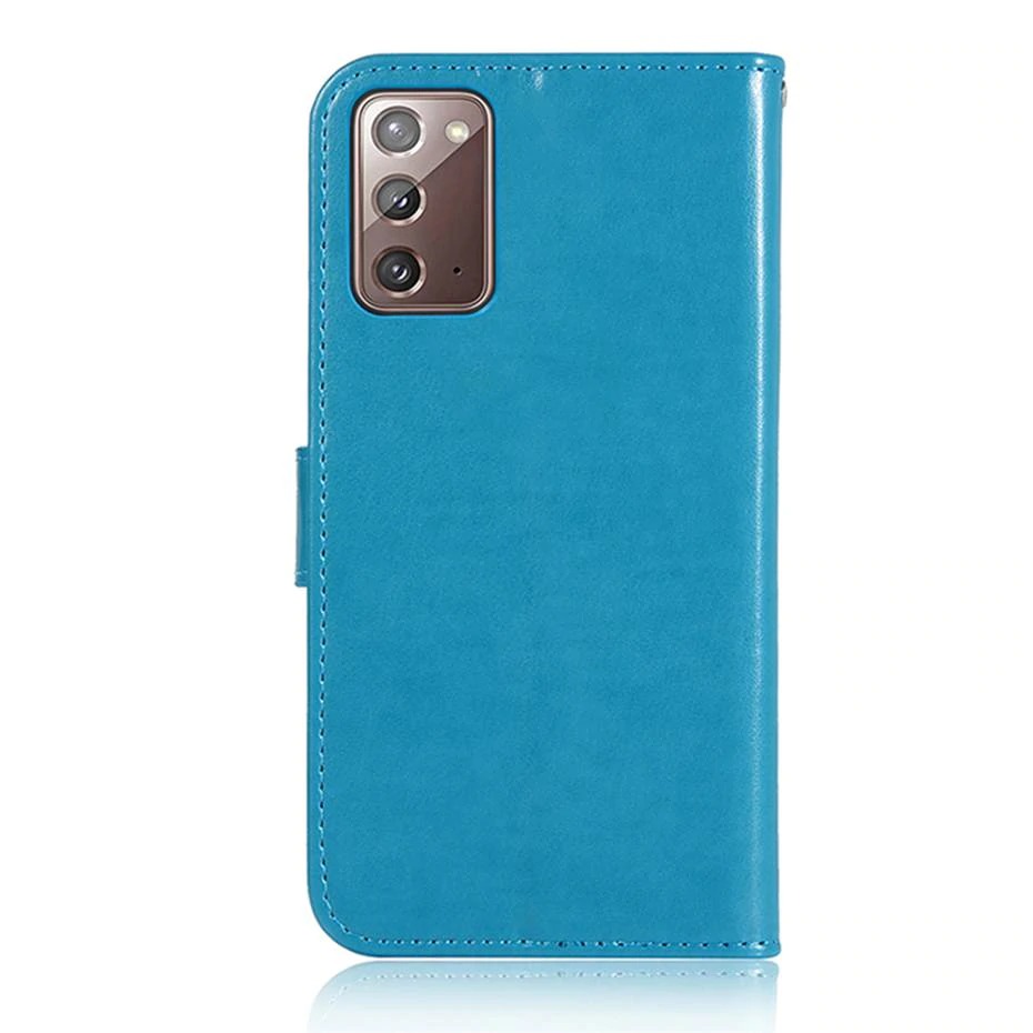 เคส Samsung Galaxy S20 #เคสฝาพับแบบกระเป๋าสตางค์ฝาพับหนัง PU ลายนกฮูก Imprint Owl Dream Catcher PU Leather