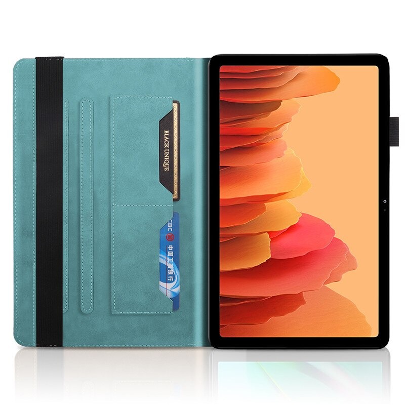 Case Samsung Galaxy Tab A7 Lite 8.7" T220 T225 #เคสฝาพับหนัง PU ลายต้นไม้ Life Tree Print Leather Stand Smart Case Cover