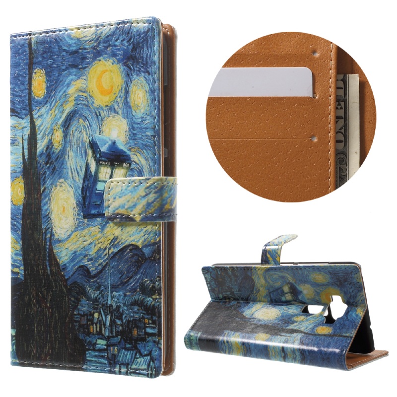 เคส Asus Zenfone 3 ZE520KLเคสฝาพับพิมพ์ลาย สไตล์กระเป๋าสตางค์พับตั้งได้