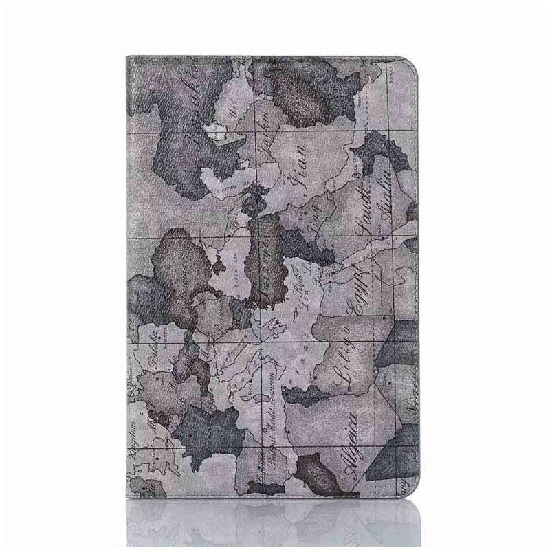Case Huawei MatePad Pro 10.8 inch(2019) #เคสฝาพับหนัง PU พิมพ์รูปแบบแผนที่ Map Pattern Stand Wallet Leather