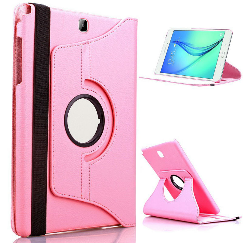 Case Samsung Galaxy Tab A 10.1 (2016) with S Pen P580 P585 #เคสฝาพับผิวลิ้นจี่หมุนได้ 360 องศา สีสันสวยงามทันสมัย