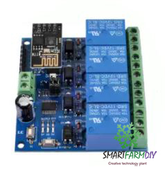 ESP8266 ESP-01 Module WIFI 4ช่อง โมดูลรีเลย์WIFI