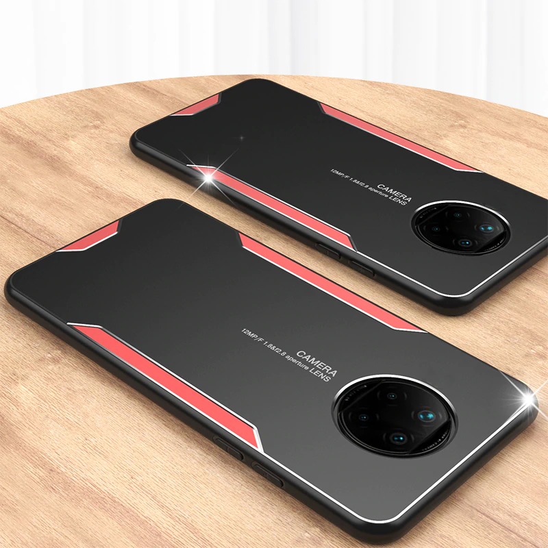 เคส Redmi Note 9T 5G #เคสฝาหลังไฮบริด Metal +TPU Shockproof metal back plate Phone Back Cover