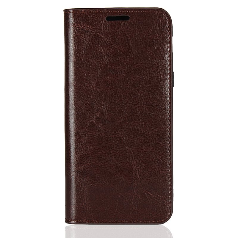 เคส Huawei Y9 (2018) #เคสฝาพับสไตล์กระเป๋าสตางค์หนังแท้คุณภาพดี