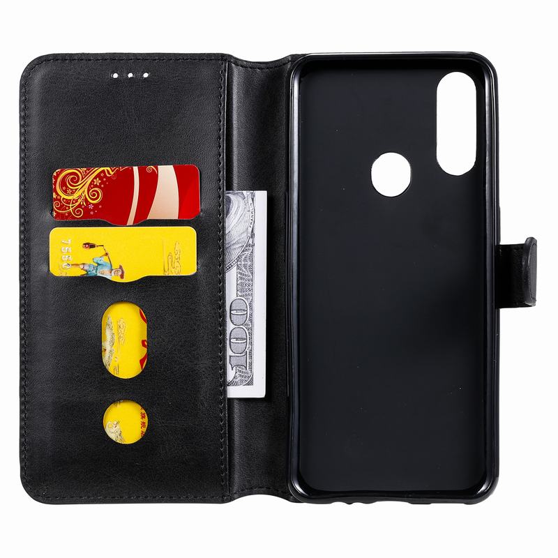 เคส OPPO A31 2020 #เคสฝาพับหนัง PU #เคสฝาพับแบบกระเป๋าสตางค์ Classic Wallet Leather Stand Phone Cover