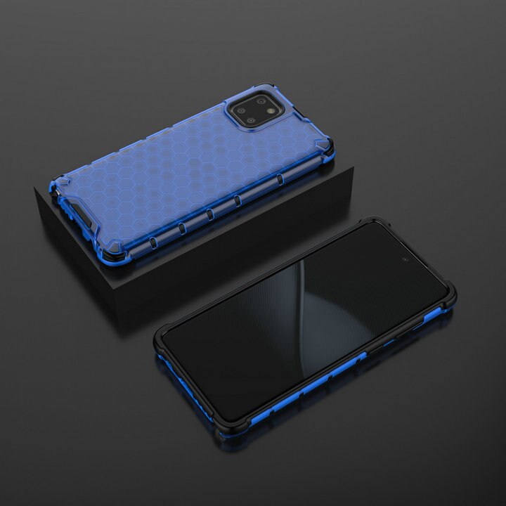 เคส Samsung Galaxy Note 10 Lite #เคสฝาหลังกันกระแทก Honeycomb Shock Absorber TPU + PC + Silicone Hybrid