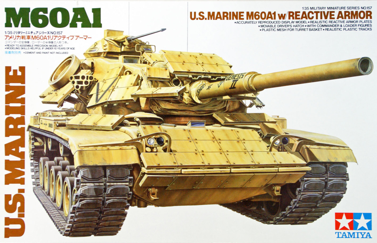 35157 U.S. Marine M60A1 with Reactive Armor 1/35 Scale Kit