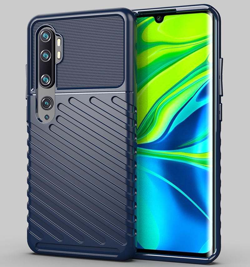 Case Xiaomi Mi Note 10 Pro #เคสฝาหลัง TPU อ่อน Thunder Series Twill Texture Soft TPU