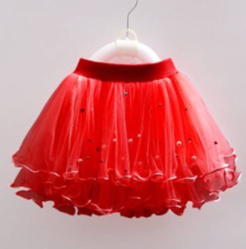 กระโปรงเด็ก ฟรุ้งฟริ้งติดมุก