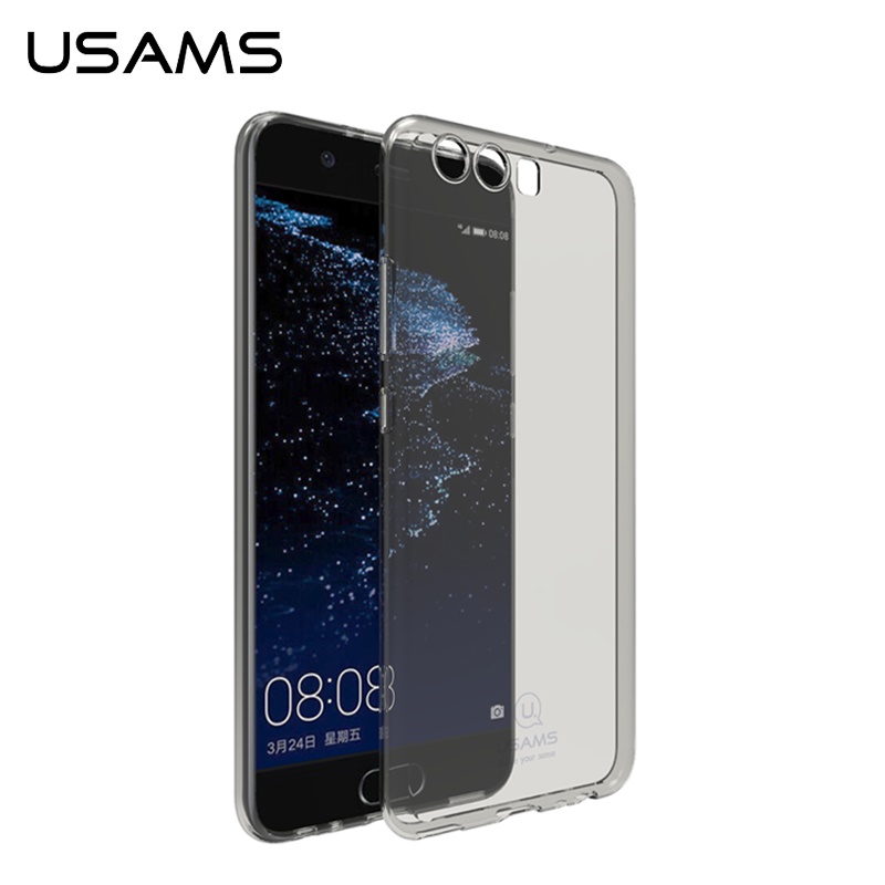 เคส Huawei P10 #เคสฝาหลัง TPU USAMS Primary Color Series แบบโปร่งใส