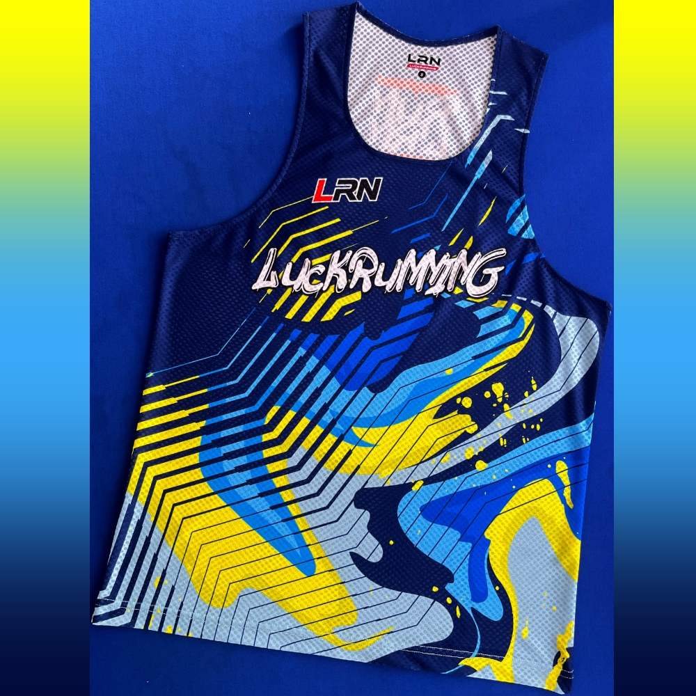 เสื้อวิ่งพิมพ์ลาย LRN เนื้อผ้า Super Air Flow (SF08)