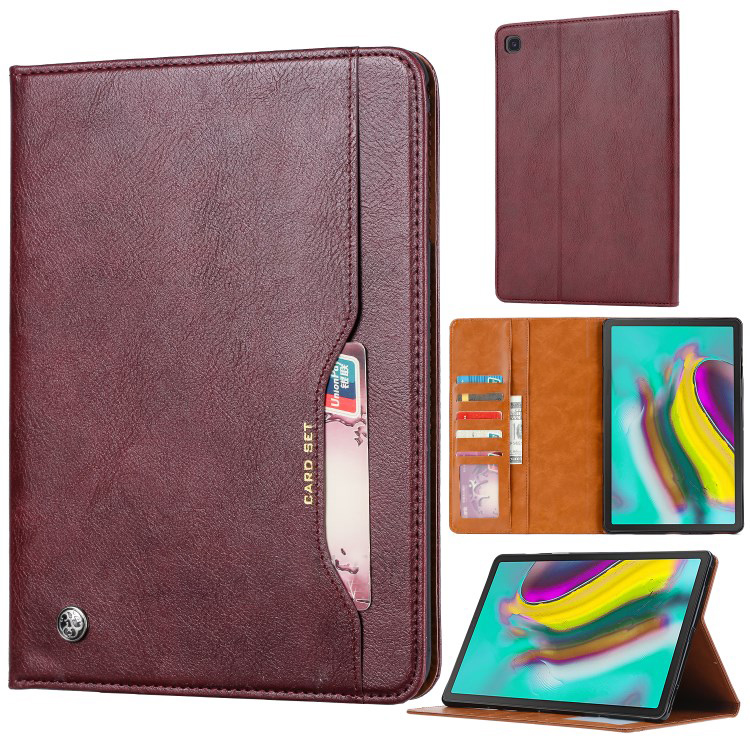 Case Samsung Galaxy Tab S5e SM-T720 #เคสฝาพับหนัง PU พับตั้งได้ PU Leather Protection Flip Case with Stand