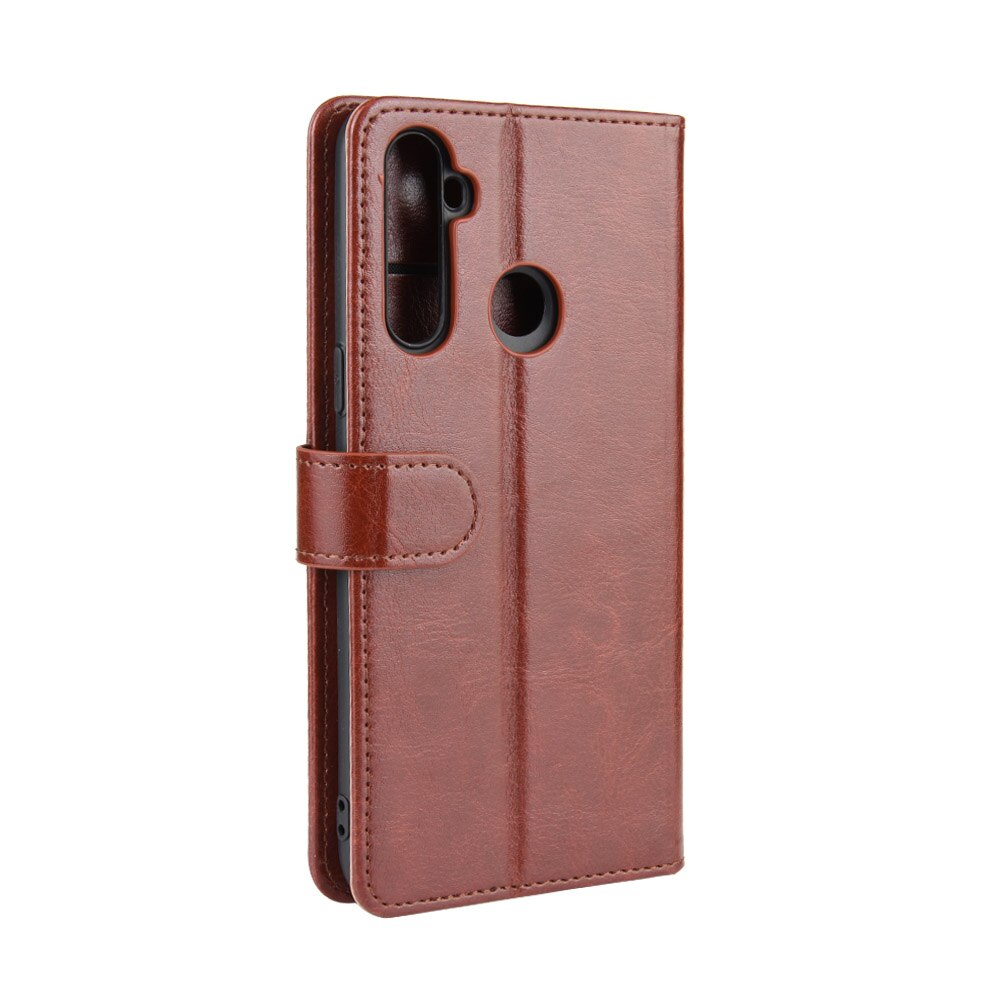 Case Realme 5 Pro #เคสฝาพับหนัง PU ผิวหนังม้าสไตล์กระเป๋าสตางค์