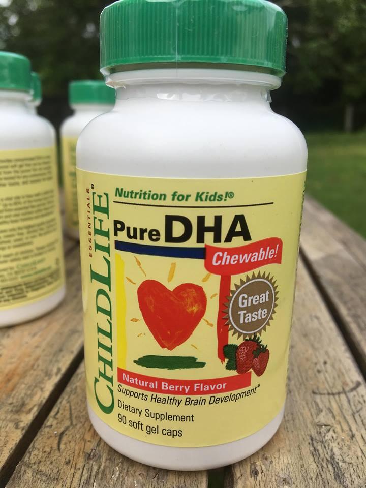 ChildLife® Pure DHA , Natural Berry Flavor, 90 SoftGel Caps ดีเฮชเอบริสุทธิ์ สำหรับเด็ก 6เดือน - 12 ขวบ