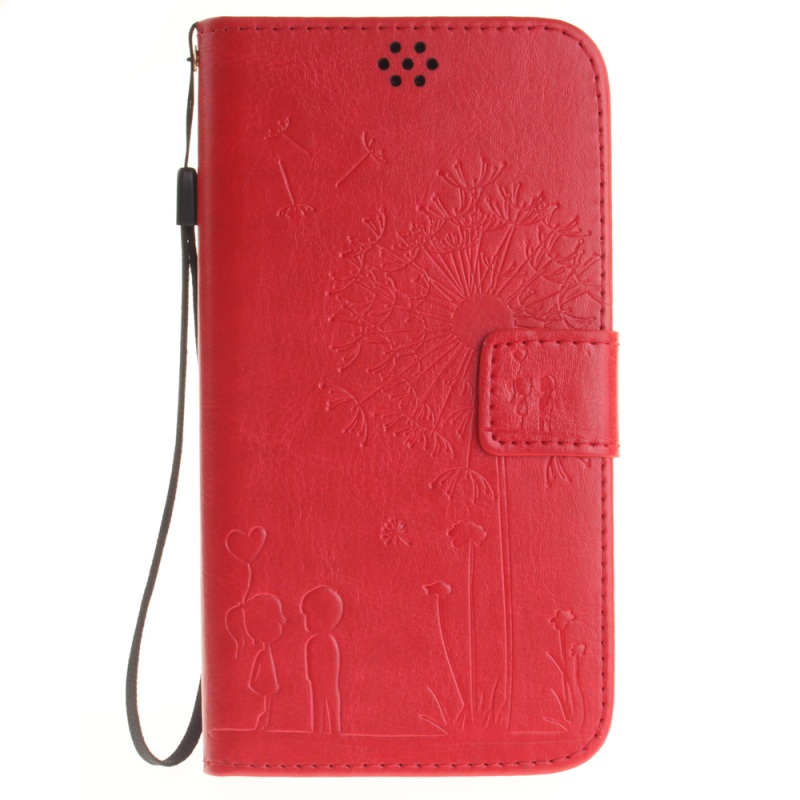 เคส Asus Zenfone 2 ZE550ML ZE551ML เคสหนังฝาพับปั้มลายลงบนปก มีสายคล้องข้อมือ สไตล์กระเป๋าสตางค์