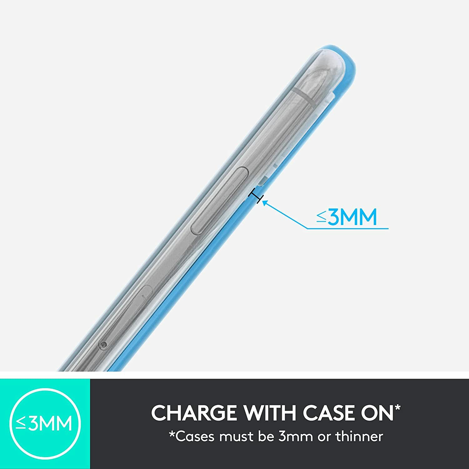 Logitech® Powered 10W Wireless Charging Stand For Phones and AirPods โลจิเทค แท่นชาร์จไร้สาย รองรับอุปกรณ์มาตรฐาน Qi