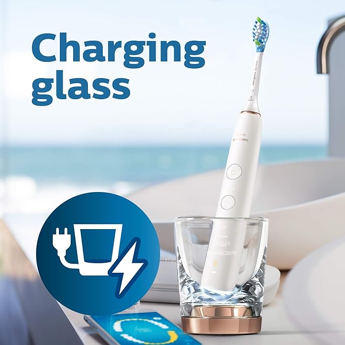 (Pre Order) Philips® Sonicare DiamondClean Smart 9300 รุ่น HX9903 แปรงสีฟันไฟฟ้า ฟิลิปส์ เชื่อมต่อแอปพลิเคชั่นได้ สี Rose Glod
