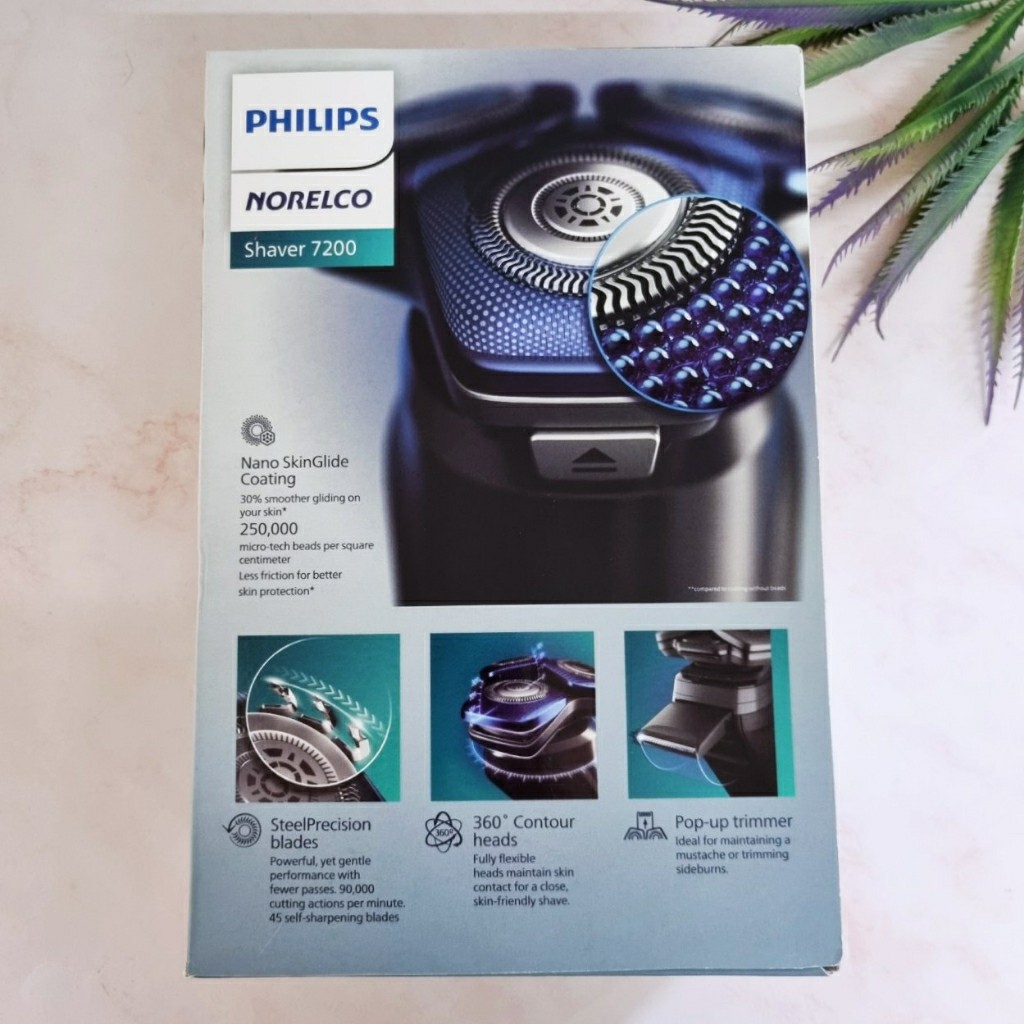 Philips® Norelco Shaver 7200 Electric Rechargeable Shaver with SenseIQ Technology, S7887/82 ฟิลิปส์ เครื่องโกนหนวด