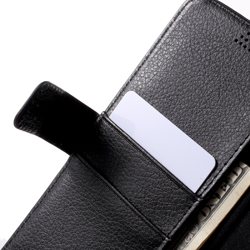 Case Huawei P10 Plus เคสฝาพับสไตล์กระเป๋าสตางค์ Litchi Grain Wallet Leather