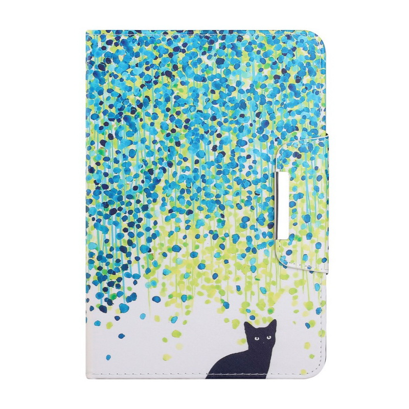 Case Samsung Galaxy Tab S6 10.5 SM-T860 SM-T865 #เคสฝาพับพิมพ์ลาย Pattern Printing Wide Clasp Stand Wallet Flip Leather
