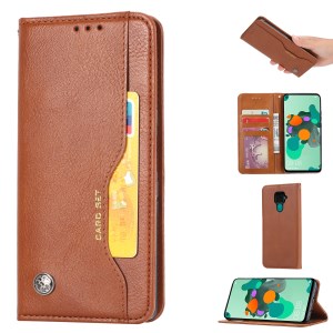 เคส Redmi Note 9 #เคสฝาพับแบบกระเป๋าสตางค์หนัง PU มีช่องเสียบบัตรคุณภาพดี
