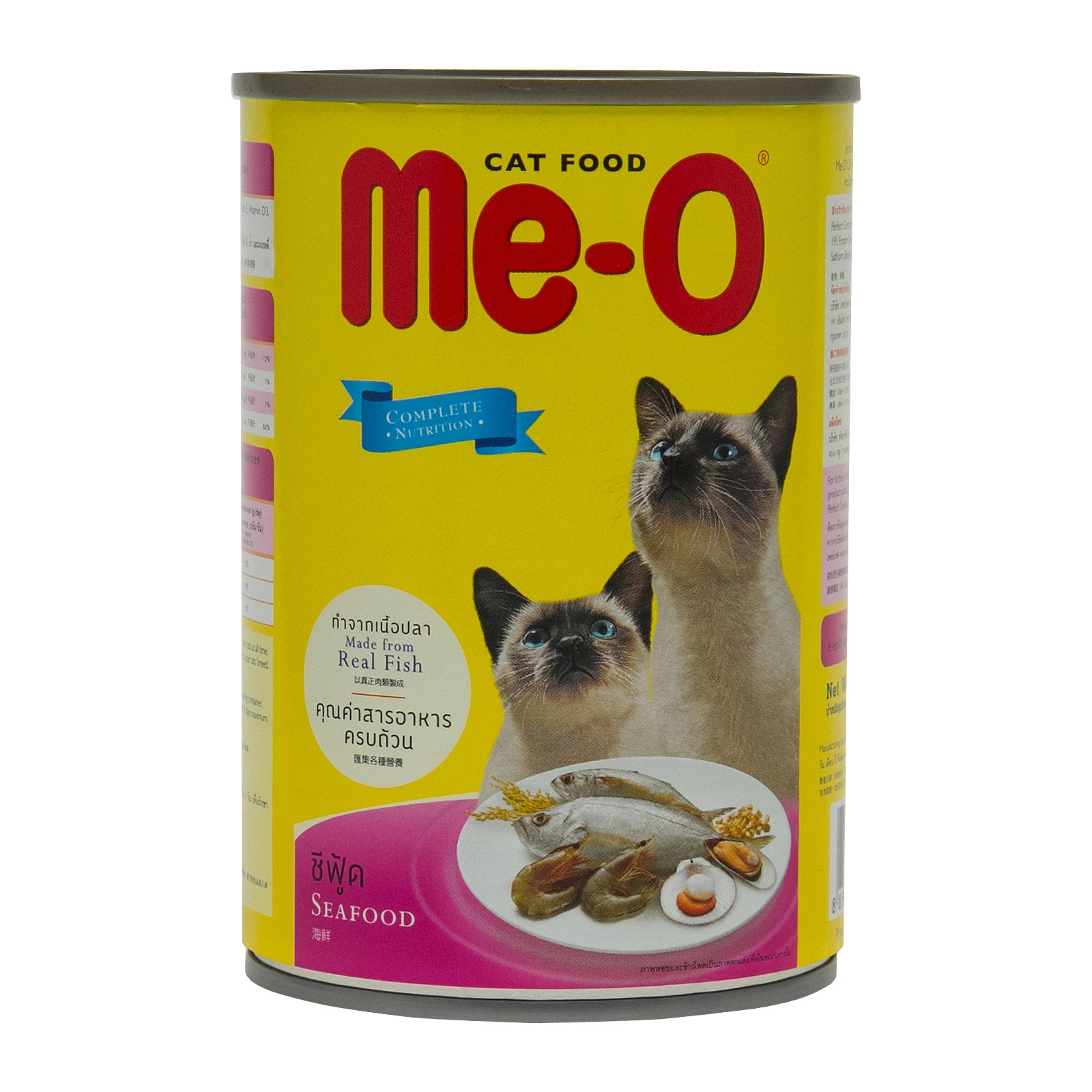 Me-O(มีโอ) เปียกกระป๋อง รสซีฟู้ด 400g