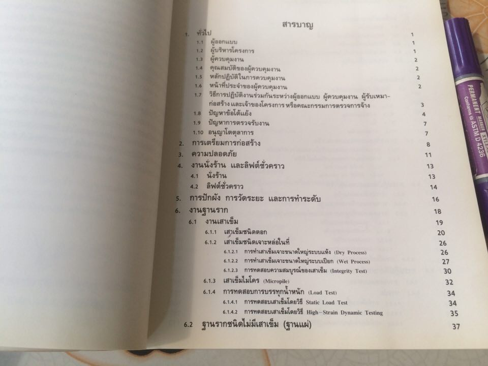 หนังสือ เกร็ดความรู้เกี่ยวกับการควบคุมงานก่อสร้างอาคารคอนกรีต โดย อรุณ ชัยเสรี **สินค้าหมด**