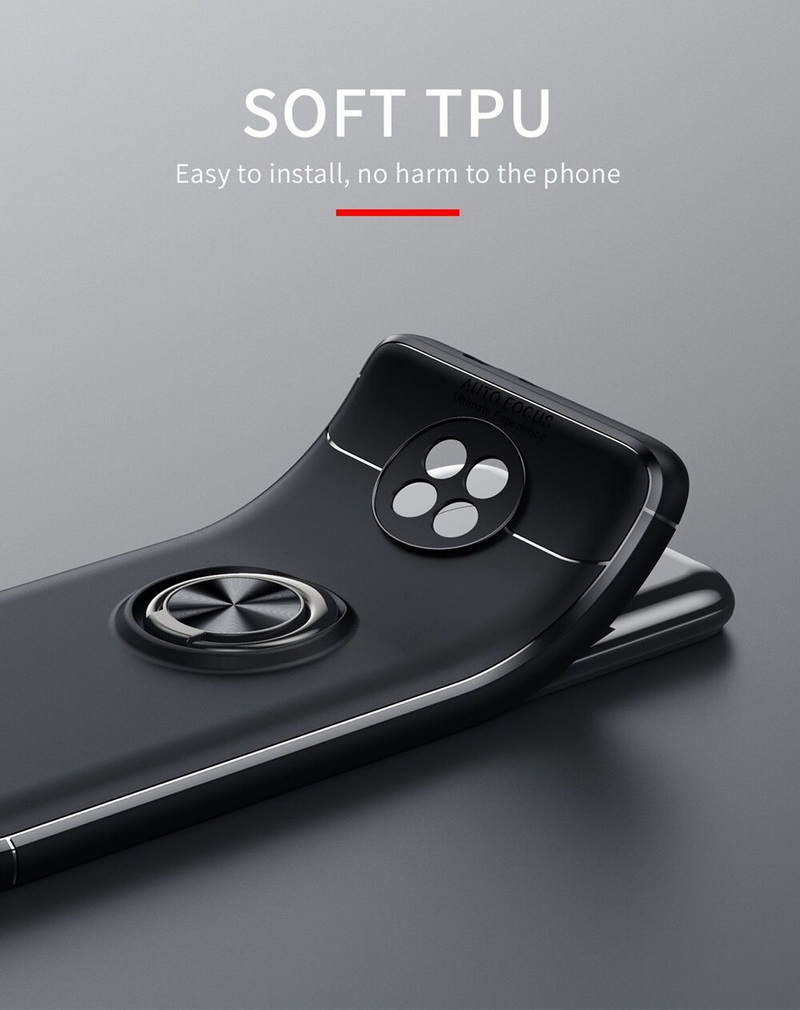 เคส Redmi Note 9T 5G #เคสฝาหลัง Soft TPU Finger Ring Kickstand (แผ่นโลหะแบบ Built-in) Soft TPU