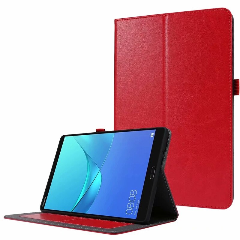 เคส Huawei MatePad T10 9.7นิ้ว #เคสฝาพับหนัง PU มีช่องเก็บบัตร Flip PU Leather soft cover stand holder