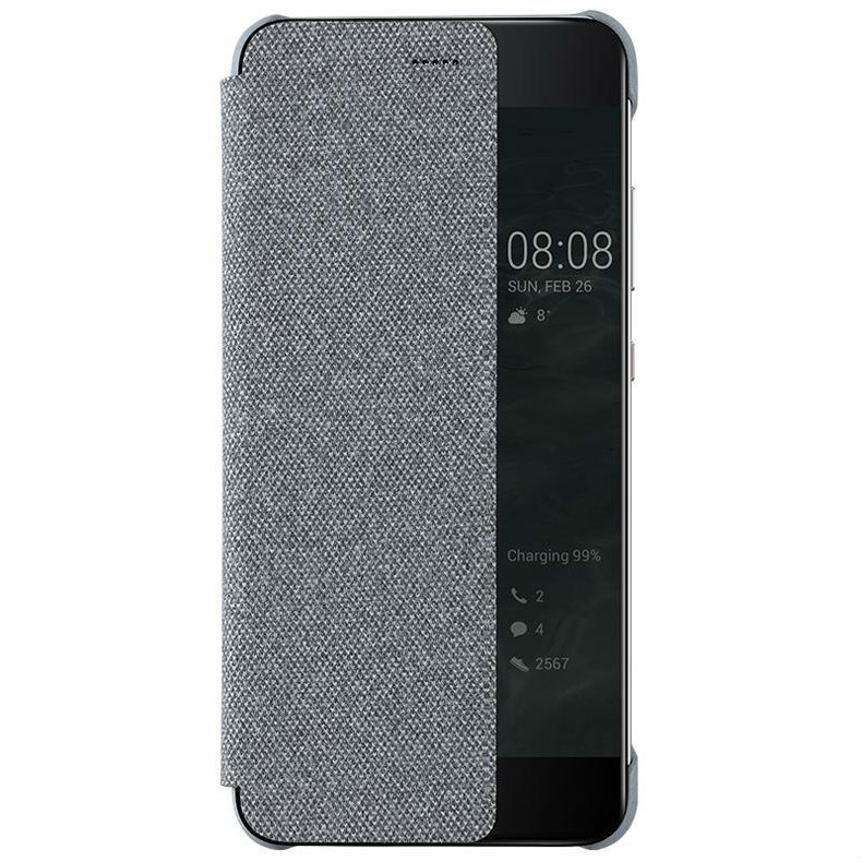 เคส Huawei P10 Plus เคสฝาพับ TPU OEM HUAWEI Side Window Smart Leather