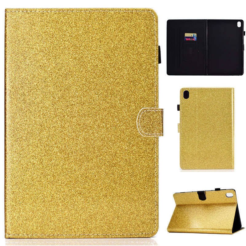 Case Huawei MediaPad M6 10.8 นิ้ว #เคสแท็บเล็ตหนัง PU มีช่องใส่บัตร Glitter Powder Magnetic Stand Wallet PU Leather