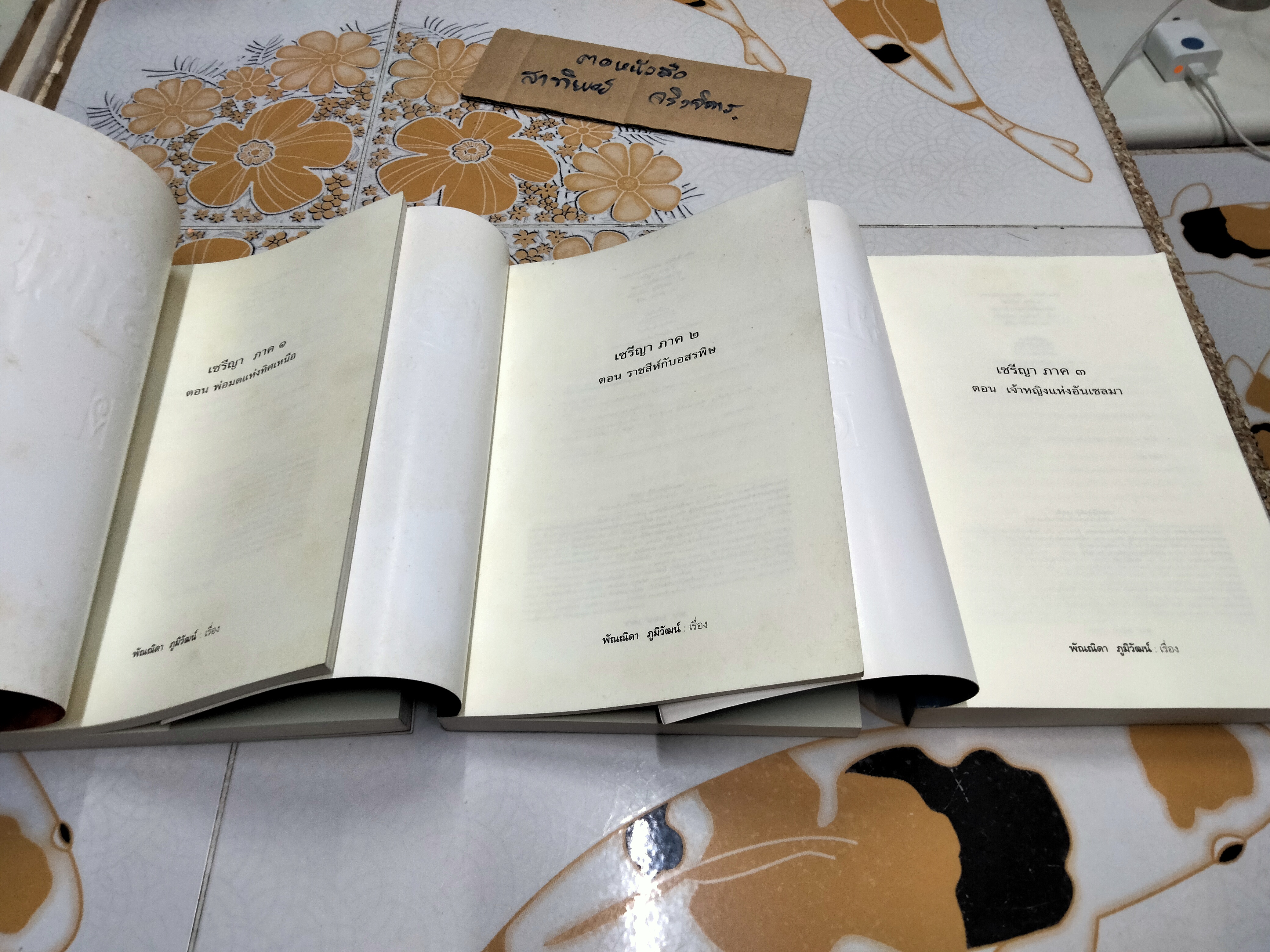 วรรณกรรมเยาวชน เซรีญา (3 เล่มจบ-พิมพ์แรก พ.ศ.2548) โดย พัณณิดา ภูมิวัฒน์