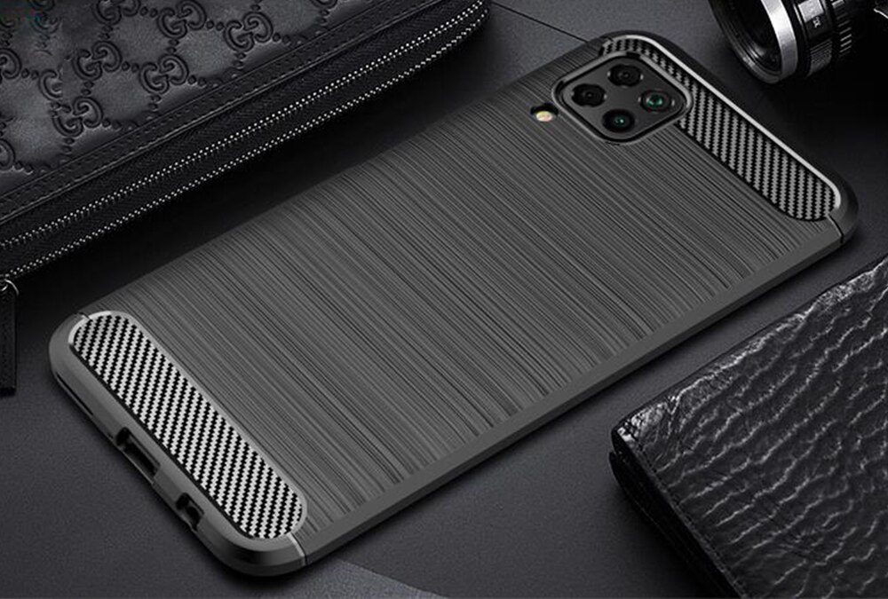 เคส Samsung Galaxy M53 5G#เคสคาร์บอนไฟเบอร์ ผิวขัดแปรง Brushered TPU Back Case