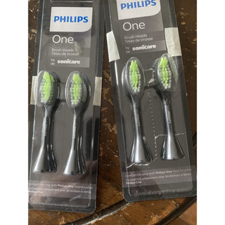 (PHILIPS®) One By Sonicare 2 Brush Heads ฟิลิปส์ หัวแปรงสีฟันไฟฟ้า 2 ชิ้น