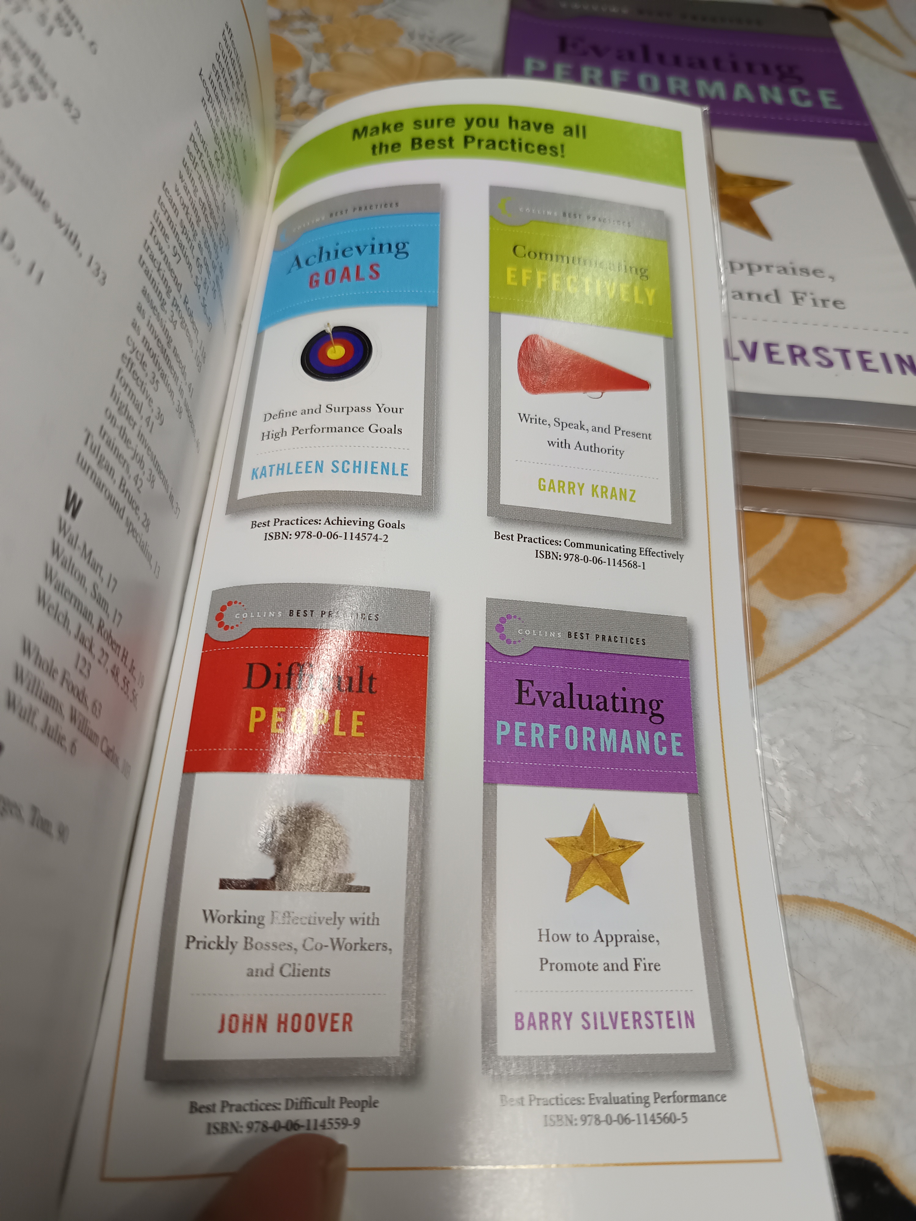 หนังสือชุด COLLINS , BEST PRACTICES ฉบับภาษาอังกฤษ (8 เล่มชุด) มีแค่ 6 เล่ม